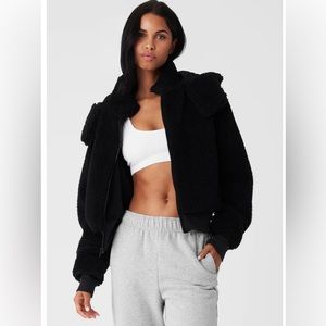 ALO YOGA FOXY SHERPA JACKET XS